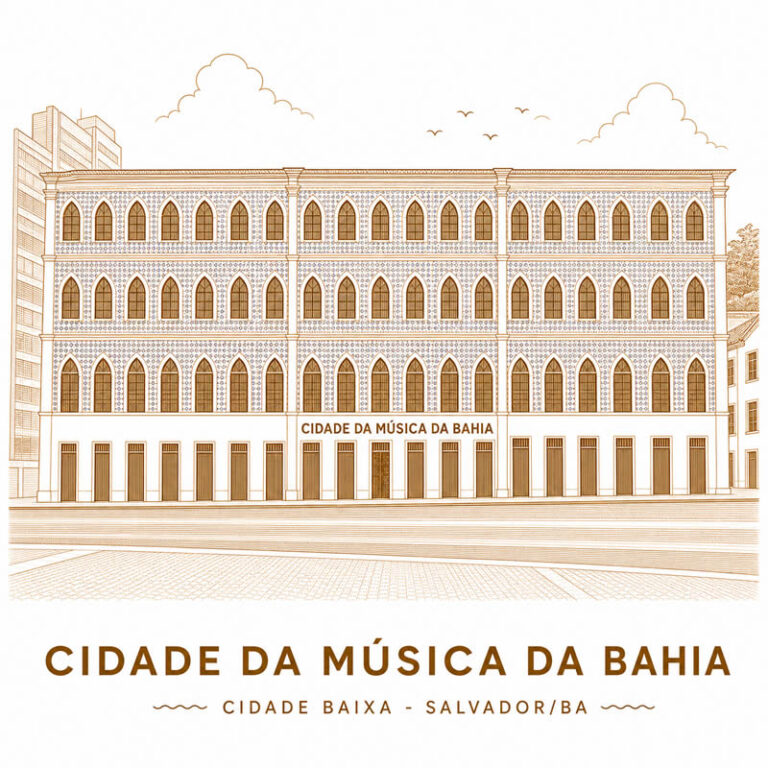 Cidade da Música da Bahia antigo Sobrado Azulejado